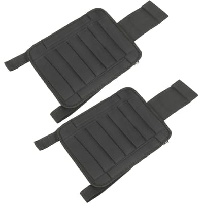 Paire Legging de Charge Réglable 1KG Poids de Cheville Lesté en Acier pour Fitness Athlétique black