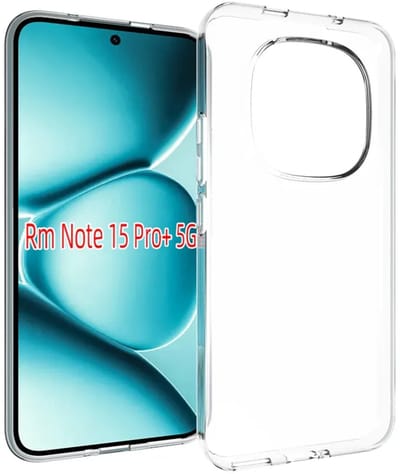 MobyDefend Hoesje - Geschikt voor Xiaomi Redmi Note 15 Pro Plus 5G - Transparante TPU Backcover - Volledig Doorzichtig