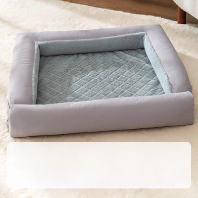 Chenil épais et chaud pour chien Lit pour petit chien avec couette Chenil universel pour chat quatre saisons Tapis pour chien Lit pour chat Chenil pour animal de compagnie L  65*50*14cm