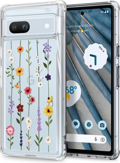 Spigen Cyrill Cecile Google Pixel 7a Hoesje Back Cover Flower Garden