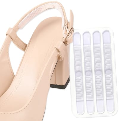 Siliconen Hielbeschermers voor Hoge Hakken – Set van 4 | Zelfklevend | Antislip | Comfort & Bescherming in één!