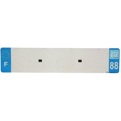 Nummerplaatstrip voor pvc Top Plaq 88