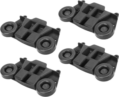 Vaatwasser Onderrek Wielen - Vervangingsset Rekwielen - Vaatwasser Reparatie - Duurzaam ABS Materiaal - 4 Stuks - Wit