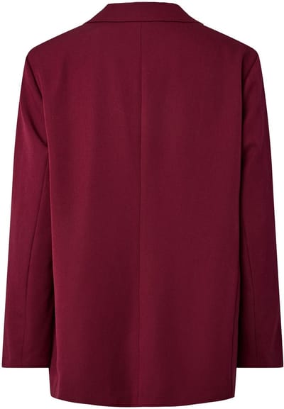Pieces Blazer Pckamil Ls Loose Blazer Noos Bc 17157464 Tawny Port Dames Maat - M
