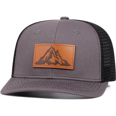 Chapeau Web Fashion Nouveau Label Richardson Chapeau à Bord Plat Montagne Chapeau Hip Hop Street Skateboarding Chapeau de Soleil de Loisir Casquette de Baseball gray