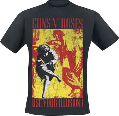 Guns N' Roses Illusion - Get In The Ring Heren T-shirt - zwart - M