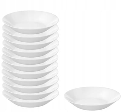 OFTAST Diepe Borden Wit 20 cm - Set van 12