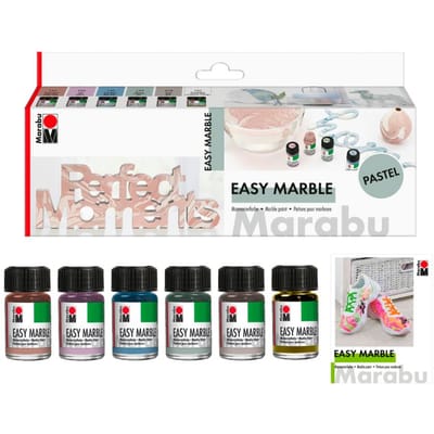 Marabu EASY MARBLE-Set "PASTEL"