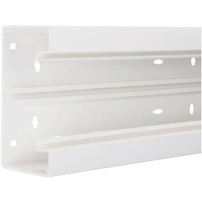 Hager BR6513019016 Kabelgoot Onderdeel (l x b) 2000 mm x 130 mm Wit 2 m