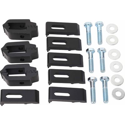 6 stuks Klemmen voor laadbakafdekking 1112514 Aluminium Low Pro Montageklemmen voor vrachtwagenkap voor de meeste laadbakken