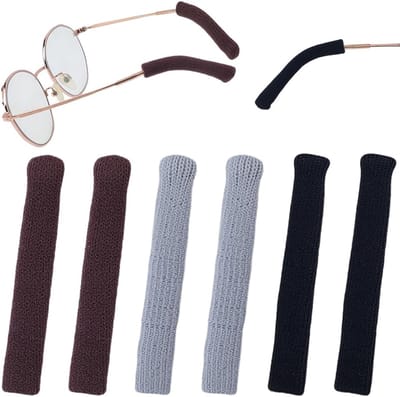 3 Paar Anti Slip Pootjes Bril - Oorkussentjes Geschikt Voor brillen - Anti-slip Oorstrips - Brilpootje Verdikker - Anti-Slip Brilpootjes - Oorhaakjes Geschikt Voor brillen - Bril Accessoires - Bril Kussen - Tempelkussentjes