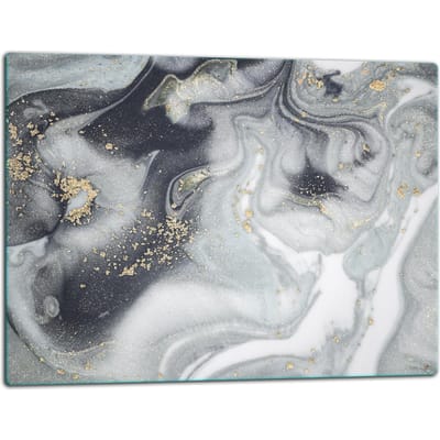 TMK ArtDeko - Snijplank - Marmer Motief - Glas - 52x40cm