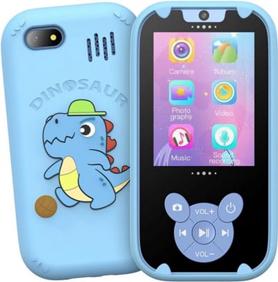 Educatieve Kinder Smartphone met Dual Camera en Muziekspeler | Baby Telefoon met 8GB Geheugen | Speelgoed voor Kinderen van 3-12 Jaar - Perfect Verjaardagscadeau voor Kinderen