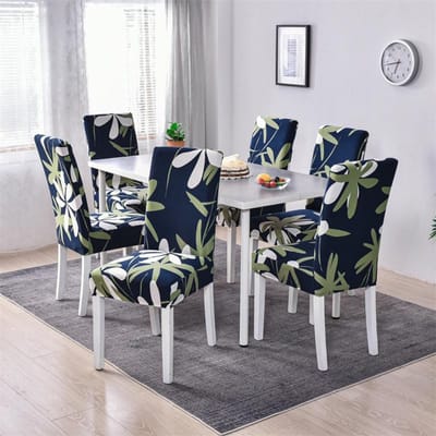 1/2/4/6 stuks bedrukte stoelhoes wasbaar grote elastische keuken stoelhoezen stretch stoelhoezen voor eetkamer woondecoratie 1Piece