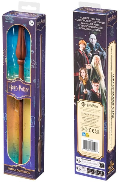 Noble Collection Harry Potter Role Play Toverstaf / Toverstok Luna Lovegood / Loena Leeflang 30 cm Replica: down-scaled