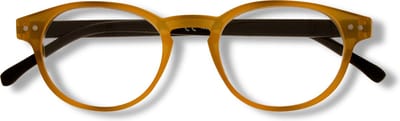 Noci Eyewear NCK003 Boston Leesbril +1.00 - Camel montuur, zwarte poten