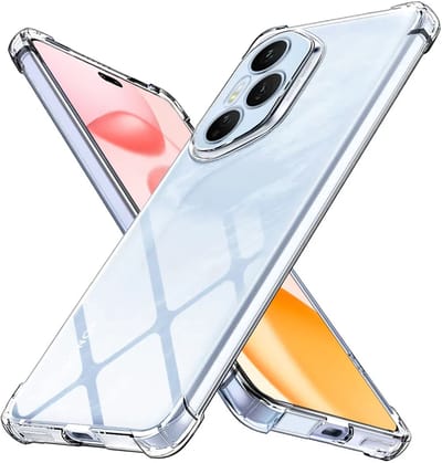 Hoesje geschikt voor HONOR 400 Pro - Techsuit Shockproof Silicone Back Cover - Transparant