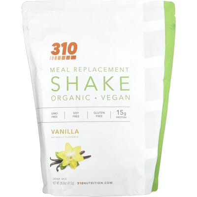 310 Nutrition, Shake de remplacement de repas, Vanille, 28,6 oz (812 grammes)