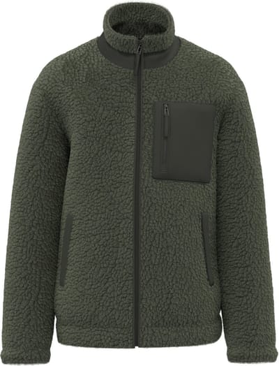 Native Spirit Ecologisch uniseks sherpa jasje NS604 - Forest Khaki / Dark Forest Khaki - 3XL