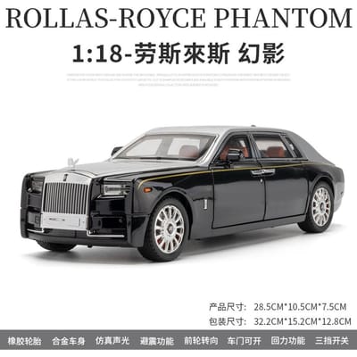 1:18 Rolls Royce Phantom Legering Luxy Auto Model Diecasts Metaal Auto Collectie Gesimuleerde Decoraties Geluid & Licht Cadeaus Voor Kinderen A620