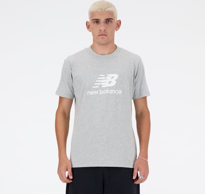 New Balance Sport Essentials Logo T-Shirt Heren T-shirt - ATLETIC GREY