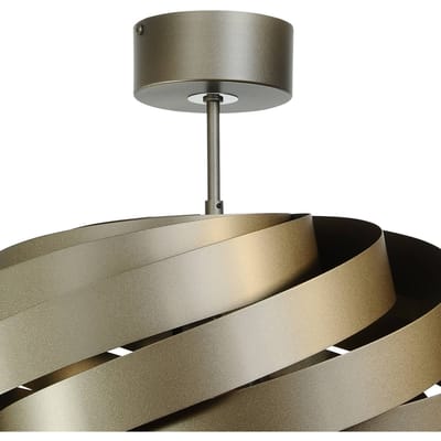 Euluna Vento plafondlamp, koffiebruin, Ø 60 cm