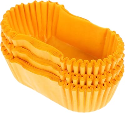 Ovale Papieren Bakvormen voor Taarten en Muffins - Hoge Temperatuur, Vetbestendig en Perfect voor Cupcakes en Cake Balls