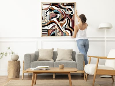 Kunstprint | Wanddecoratie | Dibond | 20 × 20 cm