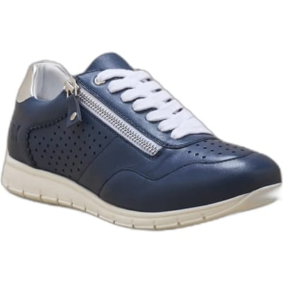 Dames sneakers van leer met verwijderbare luchtzool Pédiconfort