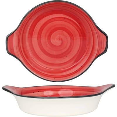 Bonna Serveerschaal - Aura Passion - Porselein - 20 cm - set van 2