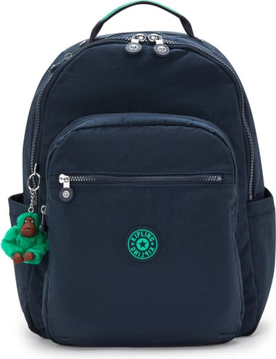 Kipling SEOUL Rugzak, 27 Liter, 15 inch laptopvak - Blue Green Block