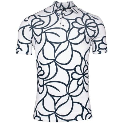 Giordano Polo Formentini Cotton Stretch Organic Pattern Piqué Wit / male