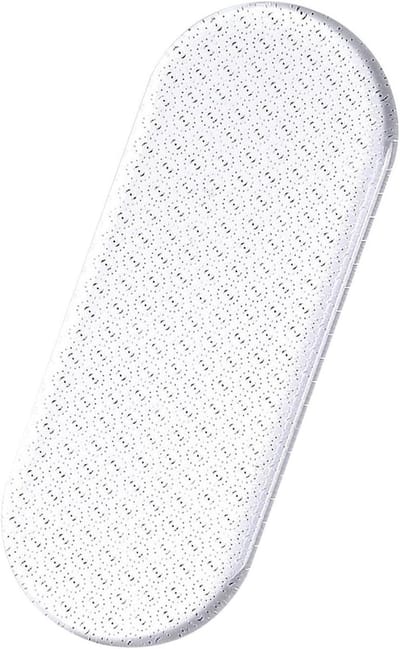 Voet Hiel File - Gebarsten Huid Remover - Voeten Glad Maken - Uniek Glas Materiaal - 10x4x0.4cm - Transparant