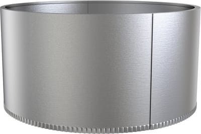 ACXIN Metalen Graskant - Verzinkt en Flexibel - 15 cm x 5 m - Tuinborder Maairand Boomring - Voor Gazon en Tuinbegrenzing - Duurzaam en Eenvoudig te Monteren - Zilver