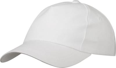 Myrtle Beach Volwassenen Unisex 5-paneel Licht gelamineerde Promo Cap (Wit)