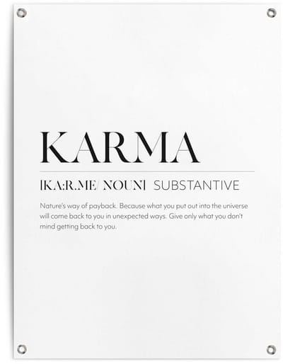 Tuinposter Karma - 80 x 60 - Canvas - REINDERS
