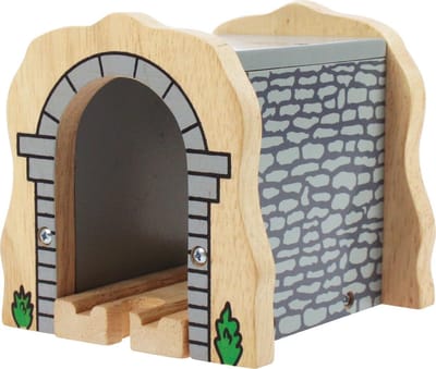 Bigjigs Wooden Rails - Gray Tunnel