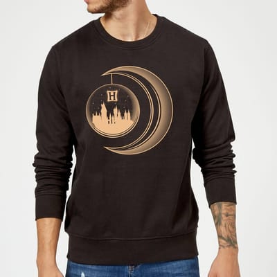 Harry Potter Globe Moon trui - Zwart - S