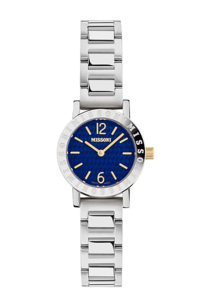 Missoni Estate MWGY00323 Horloge - Staal - Zilverkleurig - Ø 27 mm