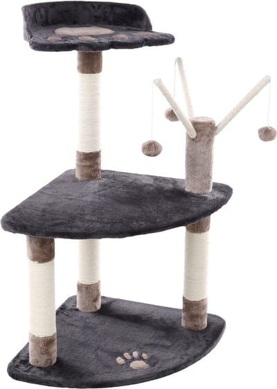 Flamingo Kira - Krabpaal Katten - Krabpaal Kira Grijs 70x58x91cm - 1st - 136244 - 1st