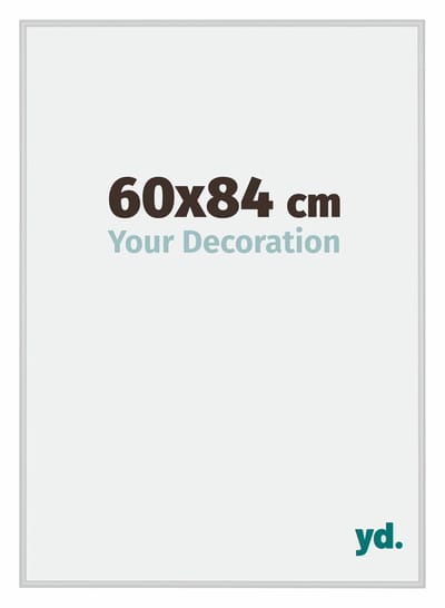 Your Decoration - Fotolijst 60x84 cm - Aluminium - Zilver Mat - Miami