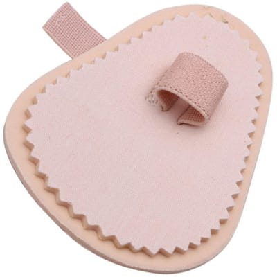 Spalk Teen Strekker Pad Middenvoet Ondersteuning Lus Beschermer Zachte Hamerteen Corrector Pad Huidskleur