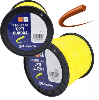 Husqvarna Opti Quadra - Nylon Trimmerdraad - Vierkant - 2,7mm x 170m - Voor Alle Standaard Snijkoppen