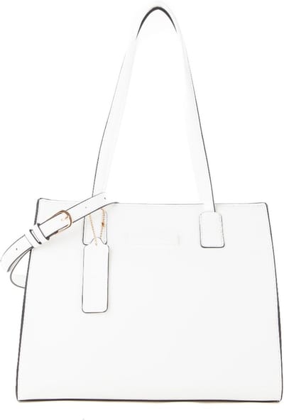 VALENTINO Shopper Schoudertas Shopping Bag Bianco Wit