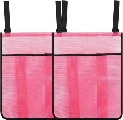 Opbergzakken Trampoline - Schoenentas Mesh - Buitenruimte Organiseren - Ademende Mesh Stof - 42 x 33 cm - Roze