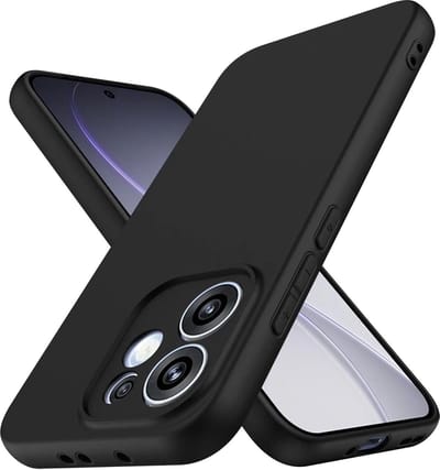 Zwart TPU Hoesje Geschikt voor Oppo Reno 15 - Back Cover Case - Lichtgewicht - Ultra Dun - Flexibel - Zacht