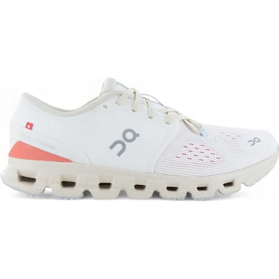 ON Running Cloud X 4 - Damen Sneakers Schuhe Ivory-Salmon 3WE30073297 5 ORIGINAL EU 36.5 US 5.5 wit