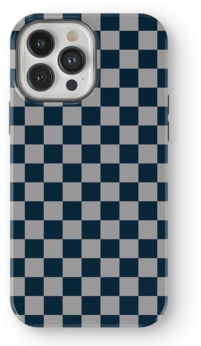 Design Hoesje geschikt voor iPhone 13 Pro | Geschikt Voor Mag | Tiny Squares Checkered Print | Backcover geschikt voor iPhone 13 Pro Urban Grid