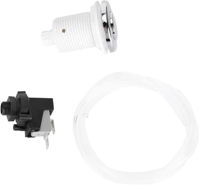 Dailygoody - Air Knob Switch Set - Pneumatische Drukknop - Rvs - Voor Spa en Zwembad - Duurzaam en Betrouwbaar - Ideaal voor Sanitaire Apparatuur