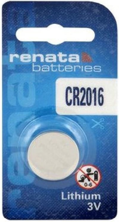 Lithium batterij Renata CR2016 (blister) 1 stuk
